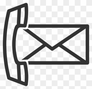 Contact Us - Letter Icon Vector Clipart