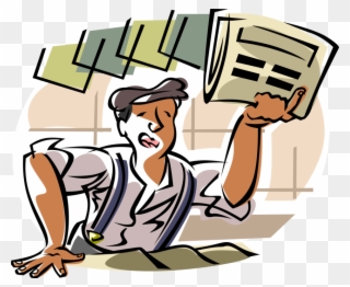 Vector Illustration Of Corner Newsstand Or Stall Vendor - Newsstand Clipart - Png Download