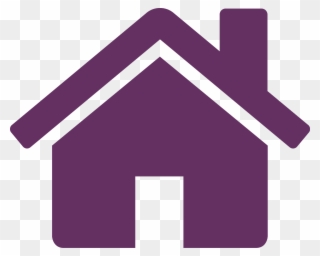 Purple Home 5 Icon Free Icons - House With People Icon Clipart