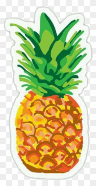 Cute Sticker - Pineapple Stickers Png Clipart
