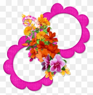 Frame Clipart, Flower Frame, Havaianas, Clip Art, Banners, - Клипарт - Png Download