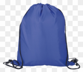 Blue Drawstring Bag Clipart