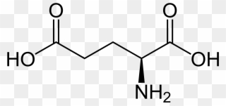 Glutamic Acid - Methionine Structure Clipart