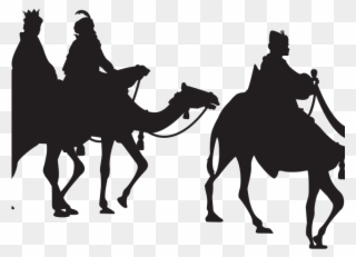 King Clipart Wise Man - 3 Wise Men Silhouette Png Transparent Png