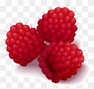 Open - Clip Art Raspberries - Png Download
