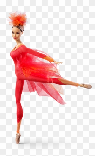 Dolls, Red, Baby, Toy, Super, Girl, Dress, Dance Png - Misty Copeland Barbie Doll Clipart