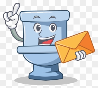 Contact Us - Phone In Toilet Cartoon Clipart