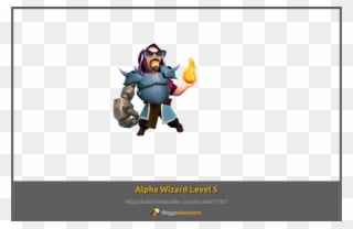 Picture Library Library Alpha Level Character Clash - Clash Of Clans Level 5 Wizard Clipart