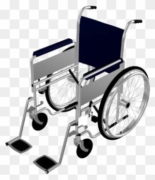 Hospital Clipart Wheelchair - Wheelchair - Png Download