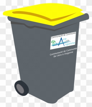 Le Bac Jaune Est Réservé Au Tri Sélectif Clipart