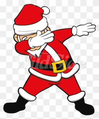 Dabbing Santa - Santa Claus Clipart