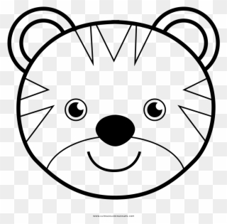 Tiger Coloring Page - Bamse Man Kan Tegne Clipart