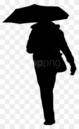 Free Png Woman Umbrella Silhouette Png Images Transparent - Soldier Clipart Saluting
