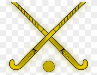 Field Hockey Clipart Hockey Rink - Yellow Field Hockey Stick - Png Download