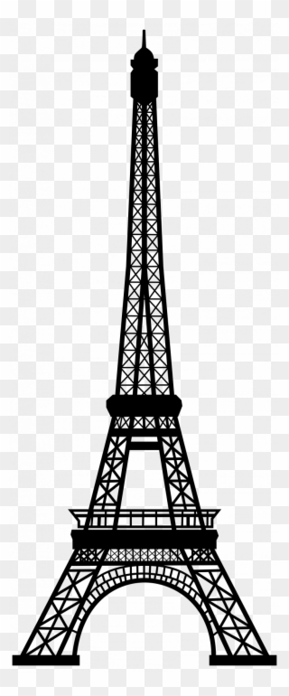 Download Eiffel Tower Clip Art - Eiffel Tower Pencil Sketch - Png Download