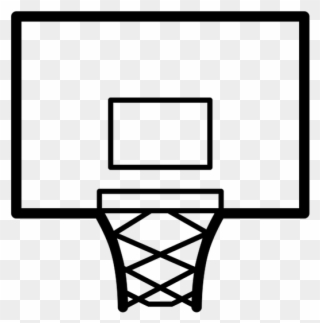 Basketball - Line Art Clipart