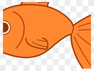 Gold Fish Clipart School Snack - Orange Fish Clip Art - Png Download