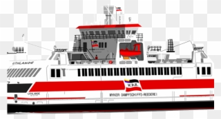 Ferry Clipart Yacht - Ferry - Png Download