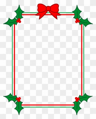 Permalink To Valentines Day Word Border - Transparent Christmas Clipart Borders - Png Download