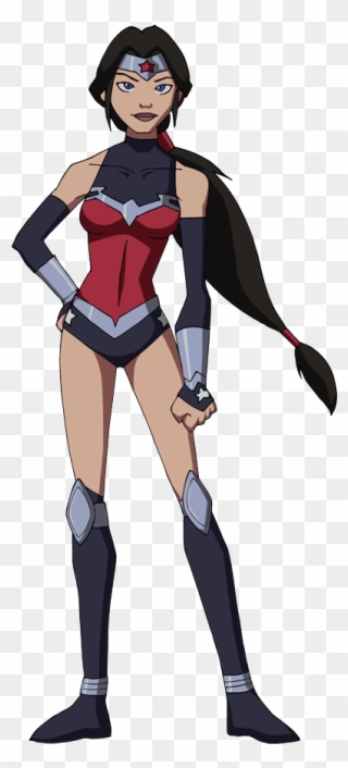 Costume Drawing Superhero - Wonder Woman Jla War Clipart