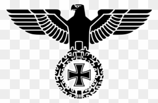 1000 X 326 53 - Ww2 German Eagle Png Clipart