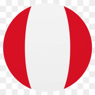 Peru Round Flag - Circle Clipart