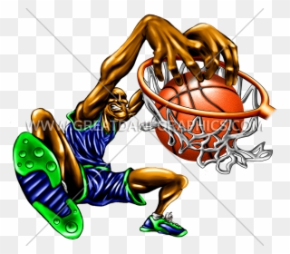 Slam Dunk - Slam Dunk Basketball Logo Clipart