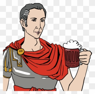 Julius Caesar Clipart Fire - Julius Caesar Beer - Png Download