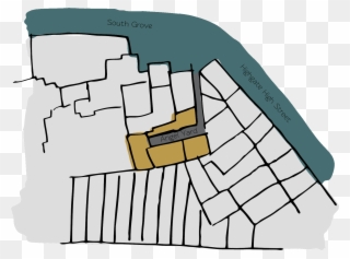 And Is In A Courtyard Configuration Clipart