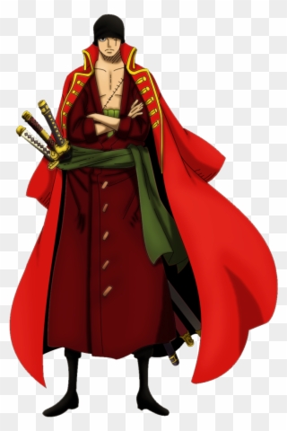 One Piece Clipart Roronoa Zoro - Red Zoro One Piece - Png Download