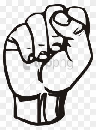 Fist Clipart Svg S Sign Language Hand Png Download 1121024 Pinclipart