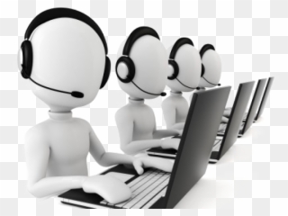 Customer Service Clipart Customer Call - 3d Man - Png Download