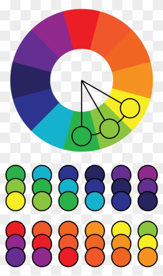 Analogous Colors - Analogous Mandala Colors Clipart
