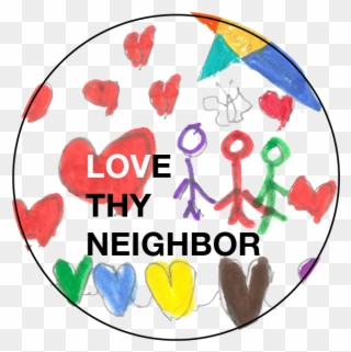 Love Thy Neighbor - Heart Clipart