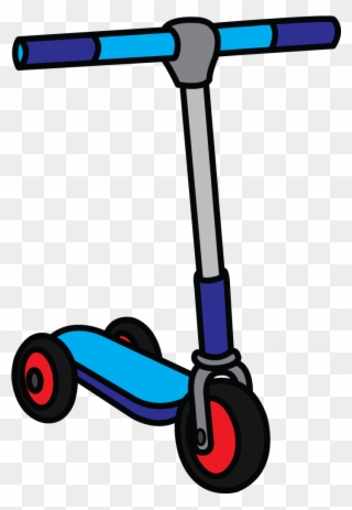 If You Want To Learn How To Draw Kick Scooter This - Scooter Drawing Clipart