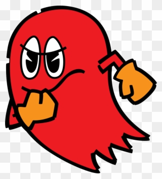 Blinky Pac Man Wiki Fandom Powered By Wikia Graduation - Pac Man Red Ghost Transparent Background Png Clipart