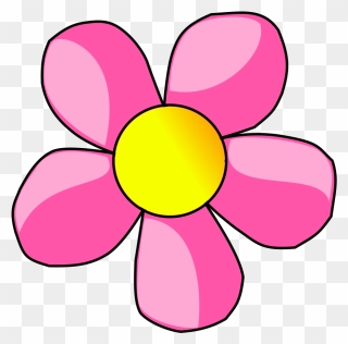 Flower Clip Art At Clker - Flowers Clip Art Pink - Png Download