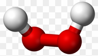 Hydrogen Peroxide Model Clipart