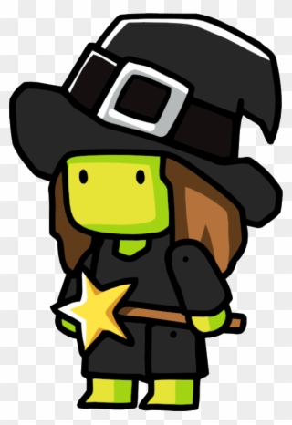Witch - Scribblenauts Wiki - Scribblenauts Witch Clipart