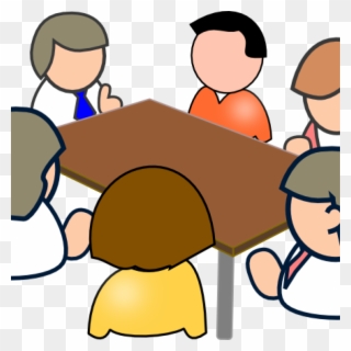 Clipart Teacher Meeting - Clipart Of Student Meeting - Png Download
