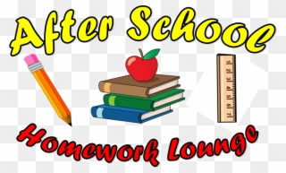 Homework Clipart After School - School Books Clip Art - Png Download