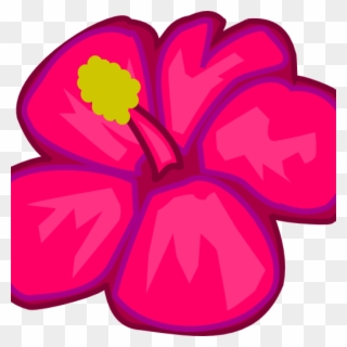 Hawaiian Flower Clipart Hawaiian Flower Clip Art Clipart - Draw A Tropical Flower - Png Download