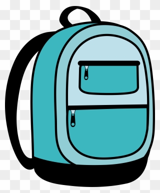 School Backpack Clipart Free Clipart Images - Pink Backpack Clipart - Png Download