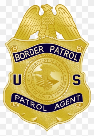 Clip Art File Of The United - America Border Control Logo - Png Download