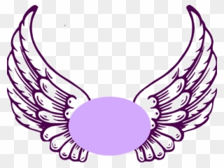 Guardian Angel Clipart - Black Heart With Wings - Png Download