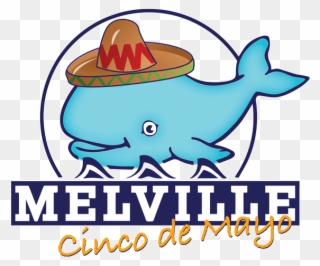 Melville Squirt Whale Logo Cinco De Mayo - Teacher Clipart