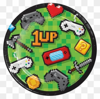 Video Game Dessert Plates - Video Game Clipart