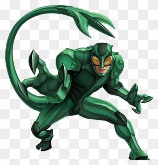 Spiderman Clipart Villans - Marvel Scorpion - Png Download