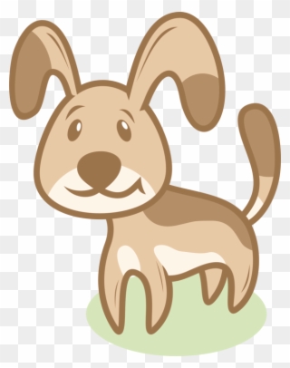 Puppy Dog Domestic Rabbit Cartoon Pet - Dog Clipart