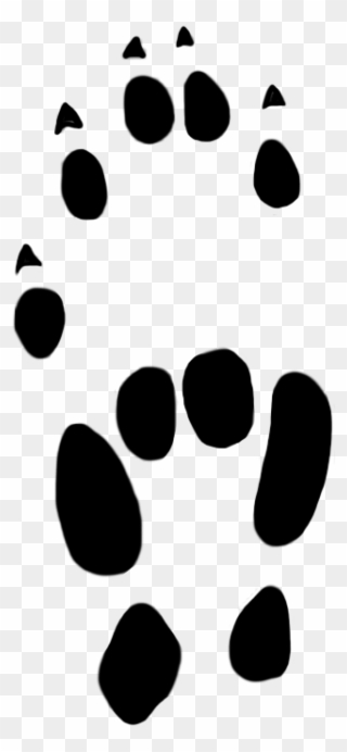 Mouse Paw Prints Clipart 3 By George - Computer - Png Download